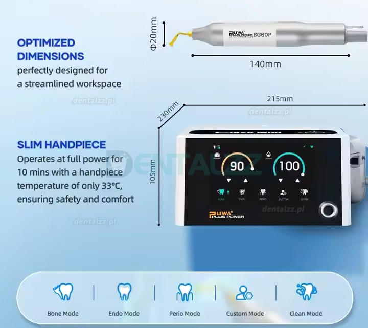 PlusPower Piezo Mini Urządzenie do Chirurgii Piezoelektrycznej Stomatologicznej